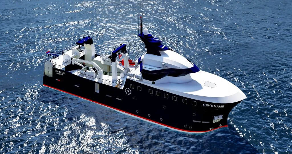 ORCA 45 — 45m Redfish & Cod Fish Trawler at sea