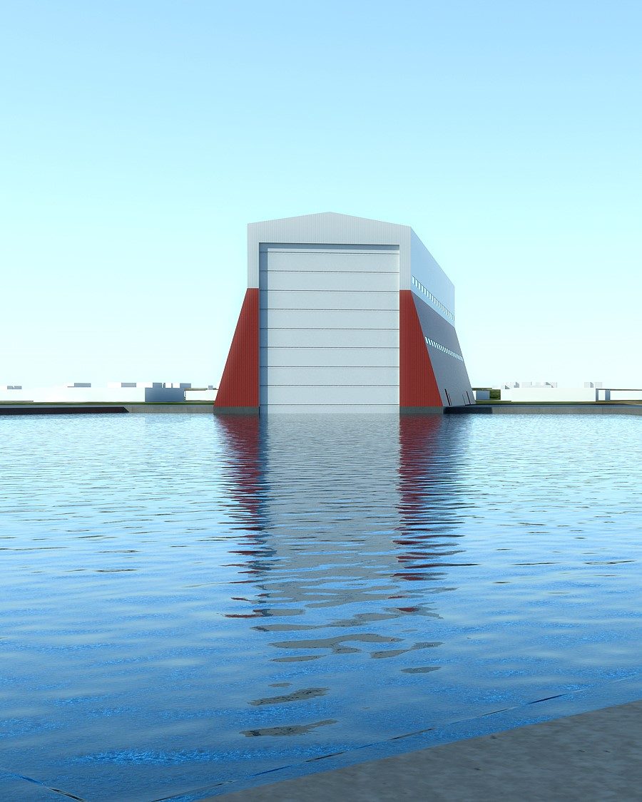 Iceland prefabricated floating drydock