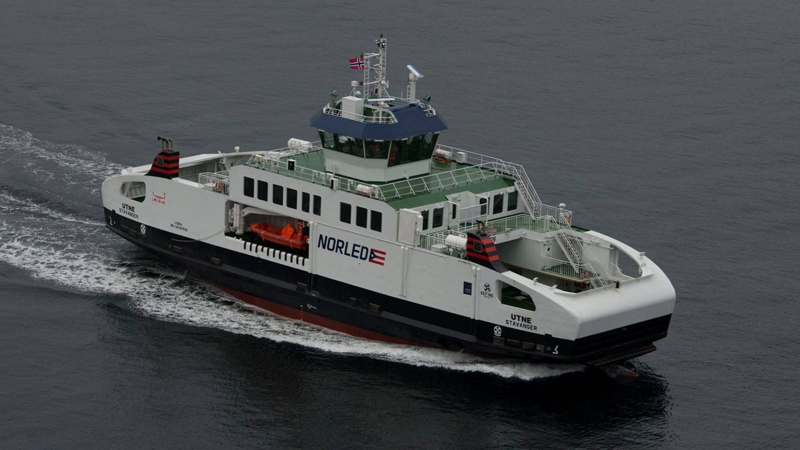 M/F Utne — Norled 49m DNV-classed passenger and car ferry, newbuilding site supervision by Akkan Maritime